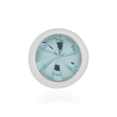 Pendentif en argent et Topaze bleu ciel