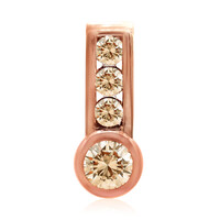 Pendentif en or et Diamant rose de France SI1 d'Argyle 
