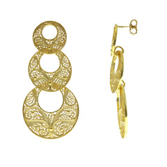 Boucles d'oreilles en argent (Joias do Paraíso)
