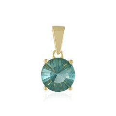 Pendentif en argent et Fluorite verte