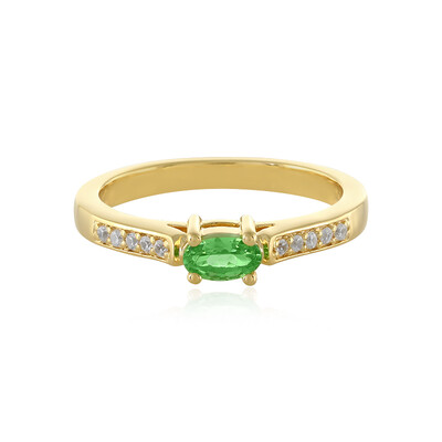 Bague en argent et Grenat Tsavorite