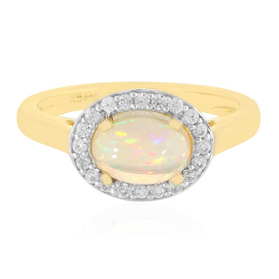 Bague en argent et Opale Welo