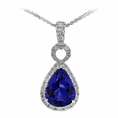 Collier en or et Tanzanite AAA (CIRARI)