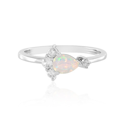 Bague en argent et Opale Welo