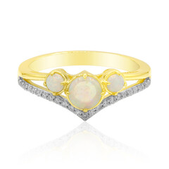 Bague en or et Opale de Coober Pedy (Mark Tremonti)