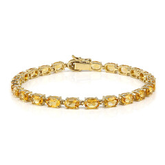 Bracelet en argent et Citrine