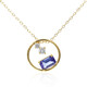 Collier en or et Tanzanite AAA (CIRARI)