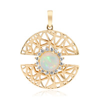 Pendentif en or et Opale Welo AAA (Ornaments by de Melo)