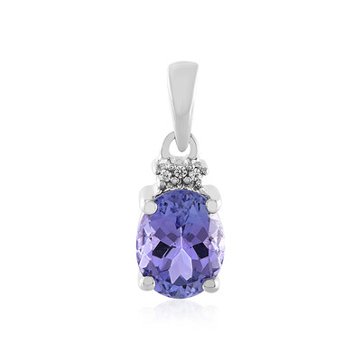 Pendentif en argent et Tanzanite