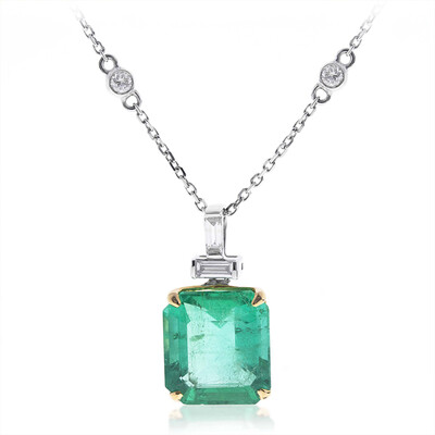 Collier en or et Emeraude de Colombie (CIRARI)