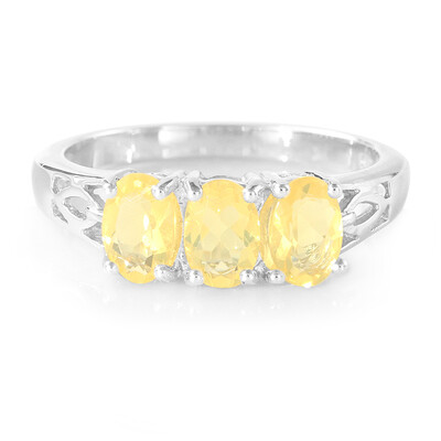 Bague en argent et Opale de Feu