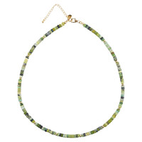 Collier en argent et Serpentine