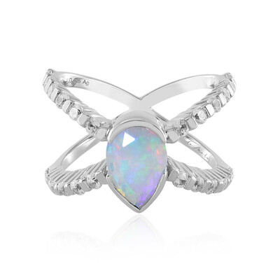 Bague en argent et Opale Welo (de Melo)
