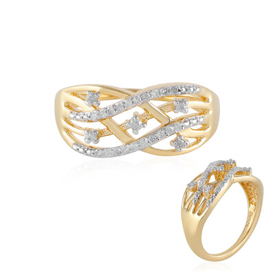 Bague en argent et Diamant I2 (I)