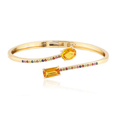 Bracelet en or et Saphir orange de Ban Ka Cha