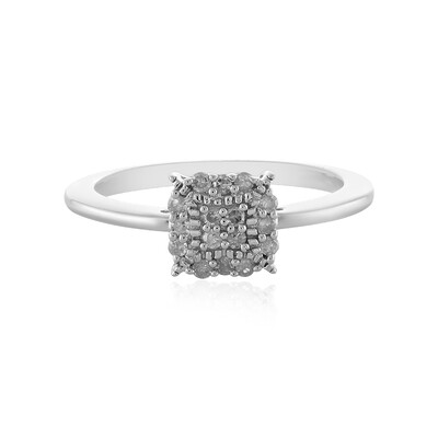 Bague en argent et Diamant I1 couleur (I)