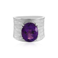 Bague en argent et Améthyste de Sibérie