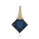 Pendentif en or et Fluorite à couleur changeante (de Melo)