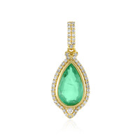 Pendentif en or et Emeraude d'Ethiopie (AMAYANI)