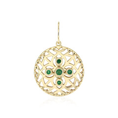 Pendentif en or et Emeraude du Brésil (Ornaments by de Melo)