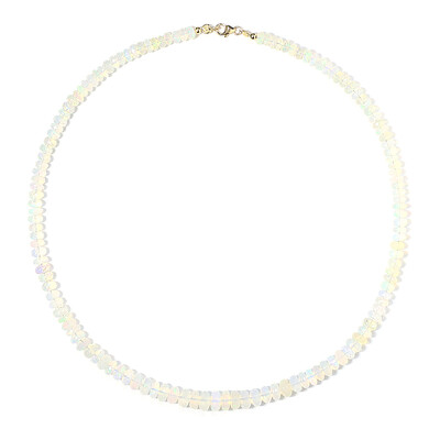 Collier en or et Opale Welo