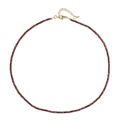 Collier en argent et Grenat d'Inde