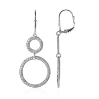 Boucles d'oreilles en argent et Zircon
