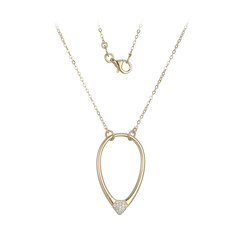 Collier en argent et Zircon (Adela Silber)