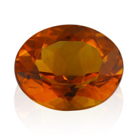  Citrine mandarine (gemme et boîte de collection)
