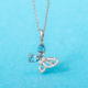 Collier en or et Aigue-Marine du Brésil AAA (Smithsonian)