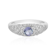 Bague en argent et Tanzanite non chauffée