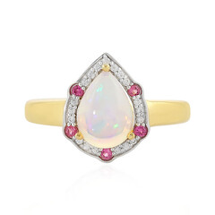 Bague en argent et Opale Welo