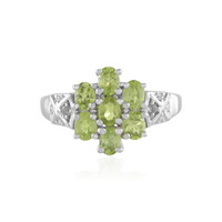 Bague en argent et Péridot
