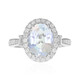 Bague en or et Pierre de Lune arc-en-ciel (CIRARI)