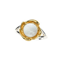 Bague en argent et Nacre
