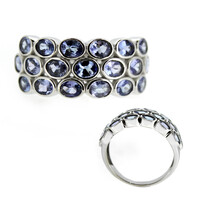 Bague en argent et Tanzanite