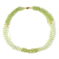 Collier en argent et Péridot (Riya)