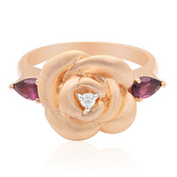 Bague en argent et Grenat Rhodolite (Remy Rotenier)