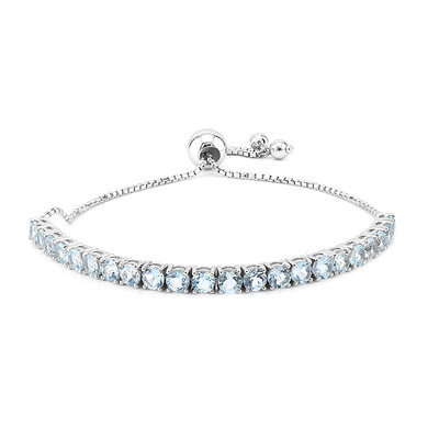 Bracelet en argent et Topaze bleu ciel