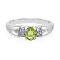 Bague en argent et Tourmaline Paraïba
