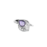 Bague en argent et Améthyste