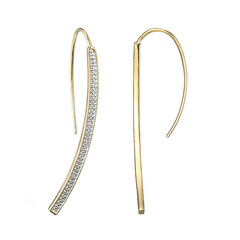 Boucles d'oreilles en argent et Diamant I3 (I)