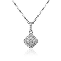 Collier en platine et Diamant Flawless (F) (LUCENT DIAMONDS)