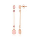 Boucles d'oreilles en argent et Opale du Machu Picchu (KM by Juwelo)