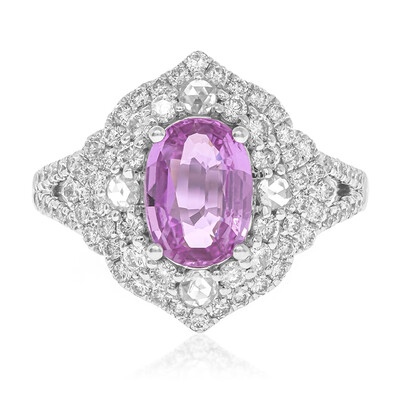 Bague en or et Saphir parme (CIRARI)