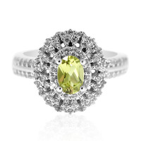 Bague en argent et Grenat du Mali