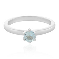 Bague en argent et Topaze bleu ciel