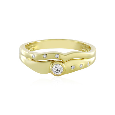 Bague en or et Diamant Flawless (F) (LUCENT DIAMONDS)