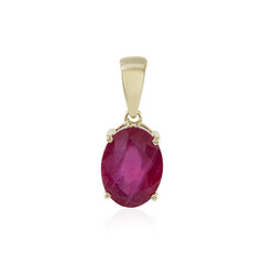 Pendentif en or et Rubis de Madagascar