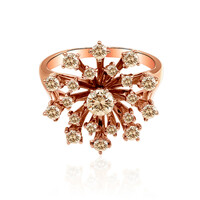 Bague en or et Diamant rose de France SI1 d'Argyle 